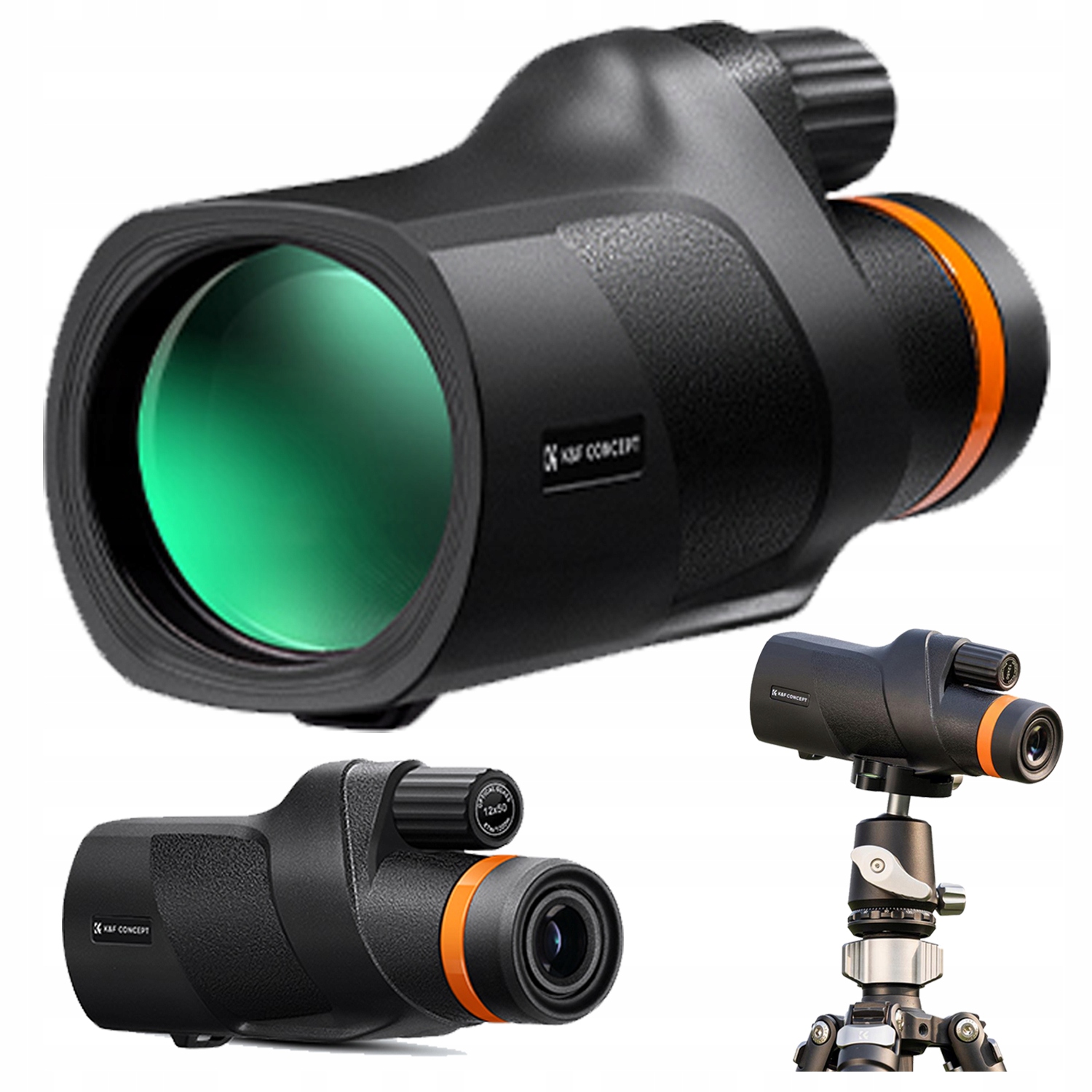 K&f Monokular Luneta 12x 50 mm BAK4 Fmc Dalekohled 28 povlaků MC Antireflex Pro