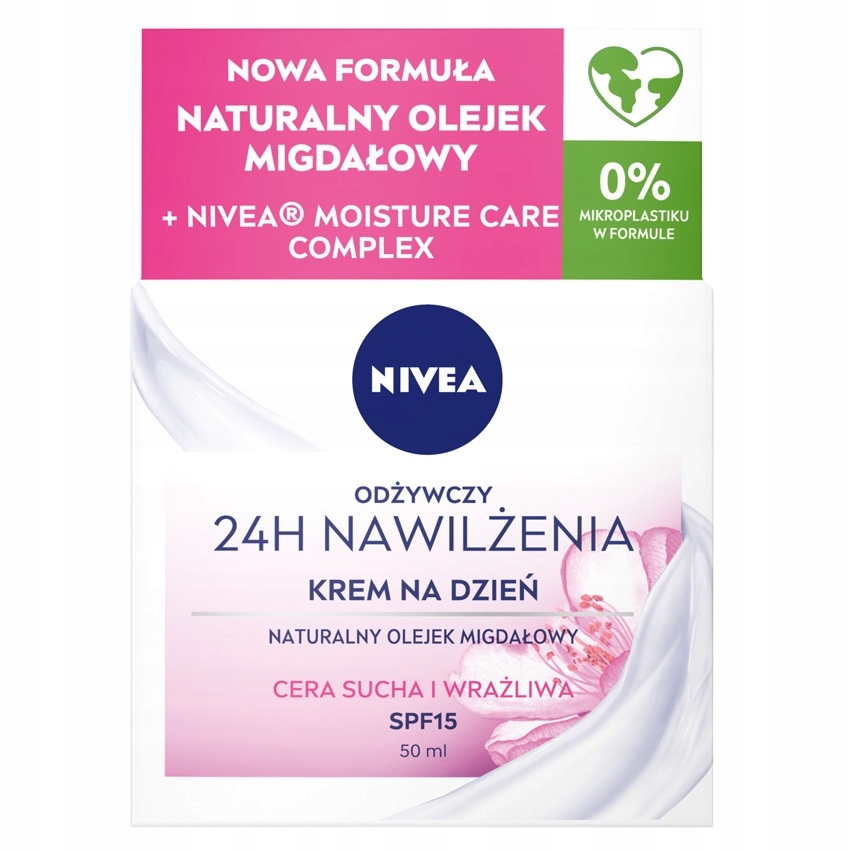 

Nivea Nawilżenia Odżywczy krem SPF15, 50ml