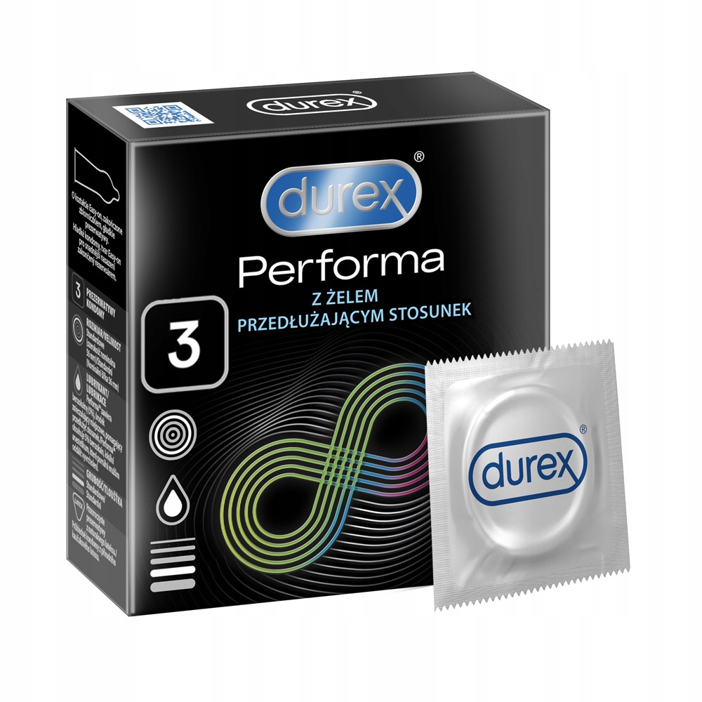 

Durex Performa przedłużające stosunek 3 szt
