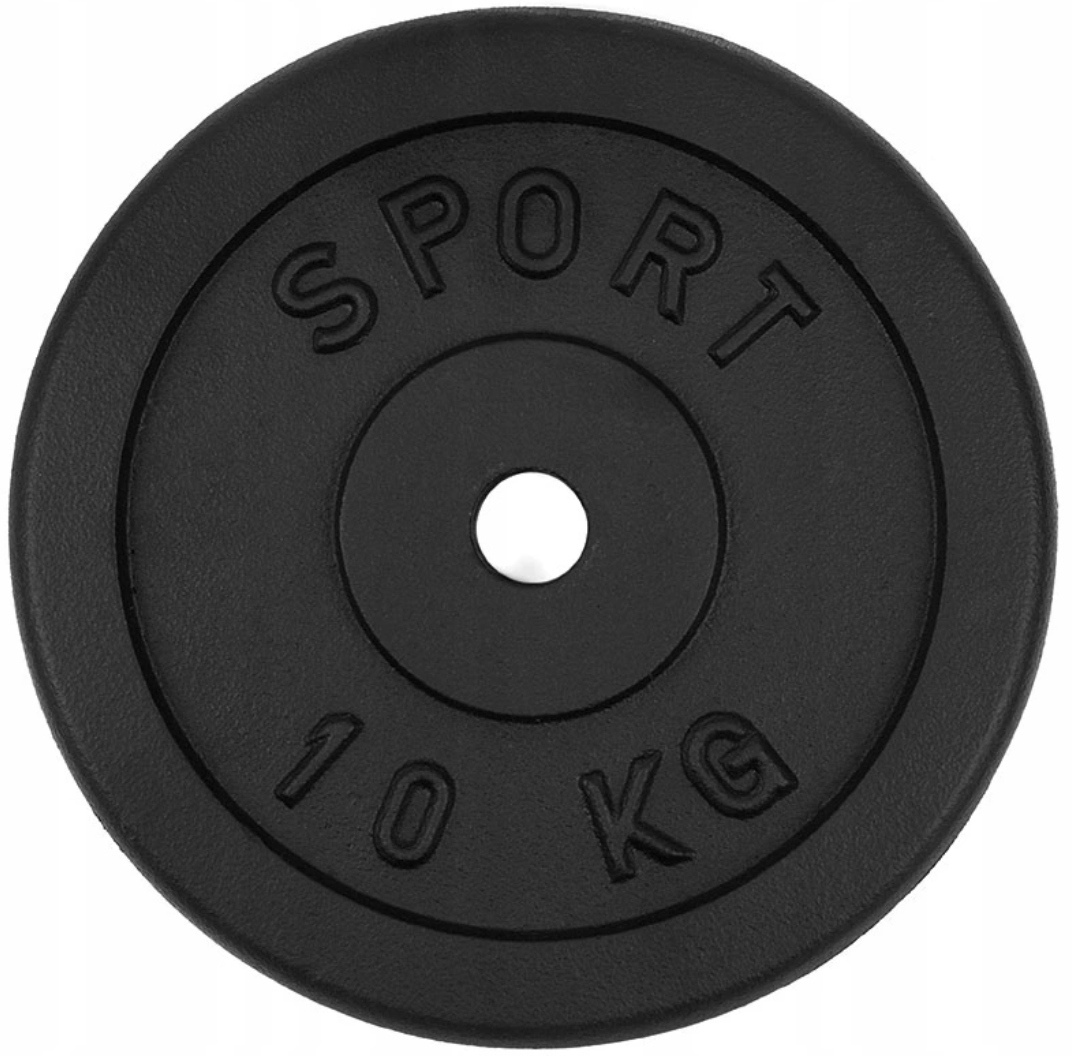 

Talerz żeliwny 10kg obciążenie żeliwne krążek 30mm