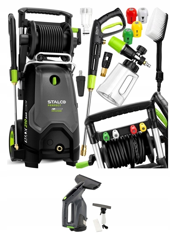 Stalco S055398907 Myjka Ciśnieniowa HPC210BI 210bar Myjka do okien