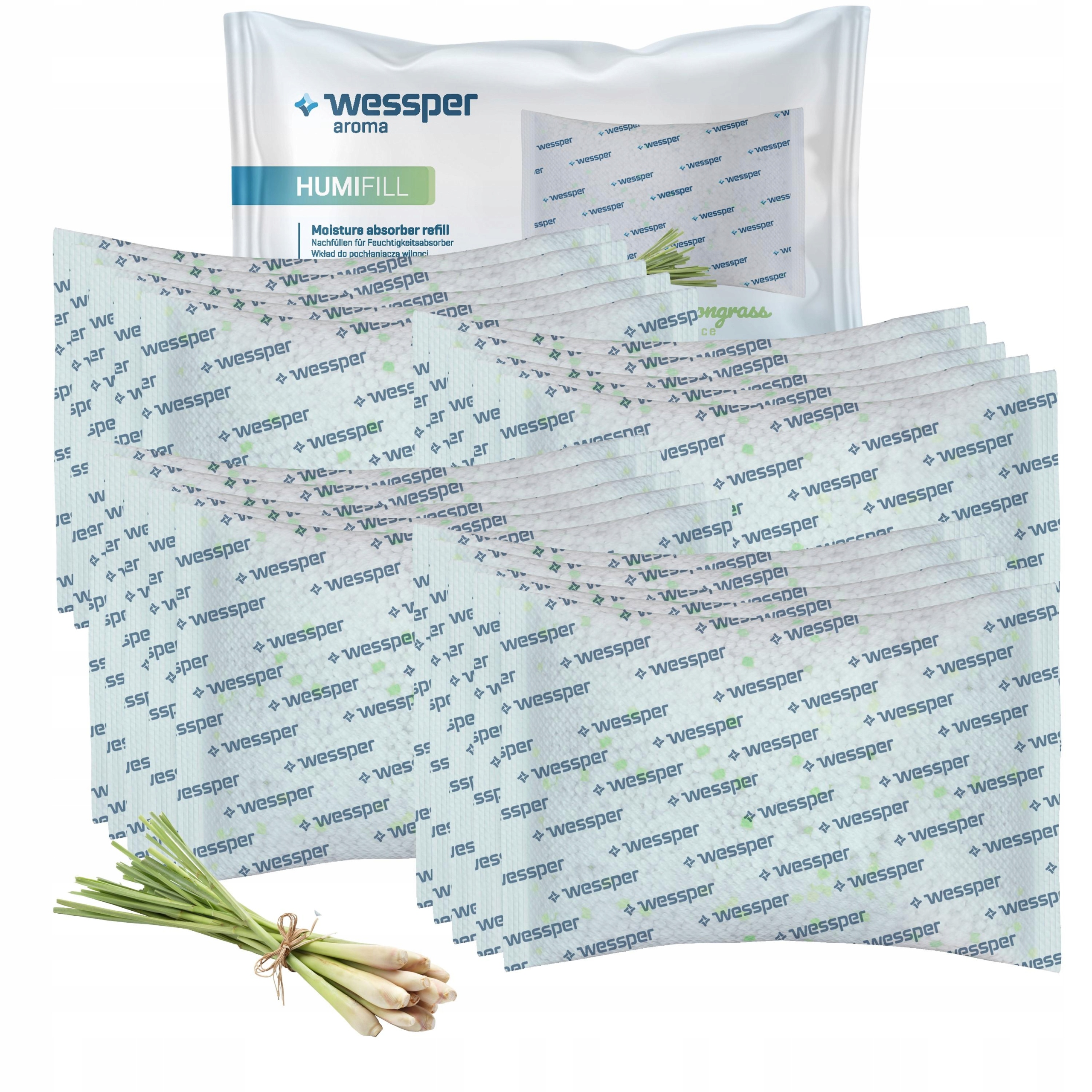 Náplň do pohlcovače vlhkosti 20 x 250 g Wessper Humifill odvlhčovač pachů