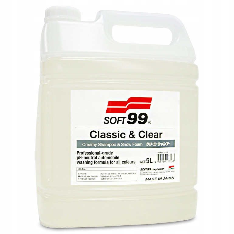 Автомобільний шампунь Soft99 Classic & Clear 500