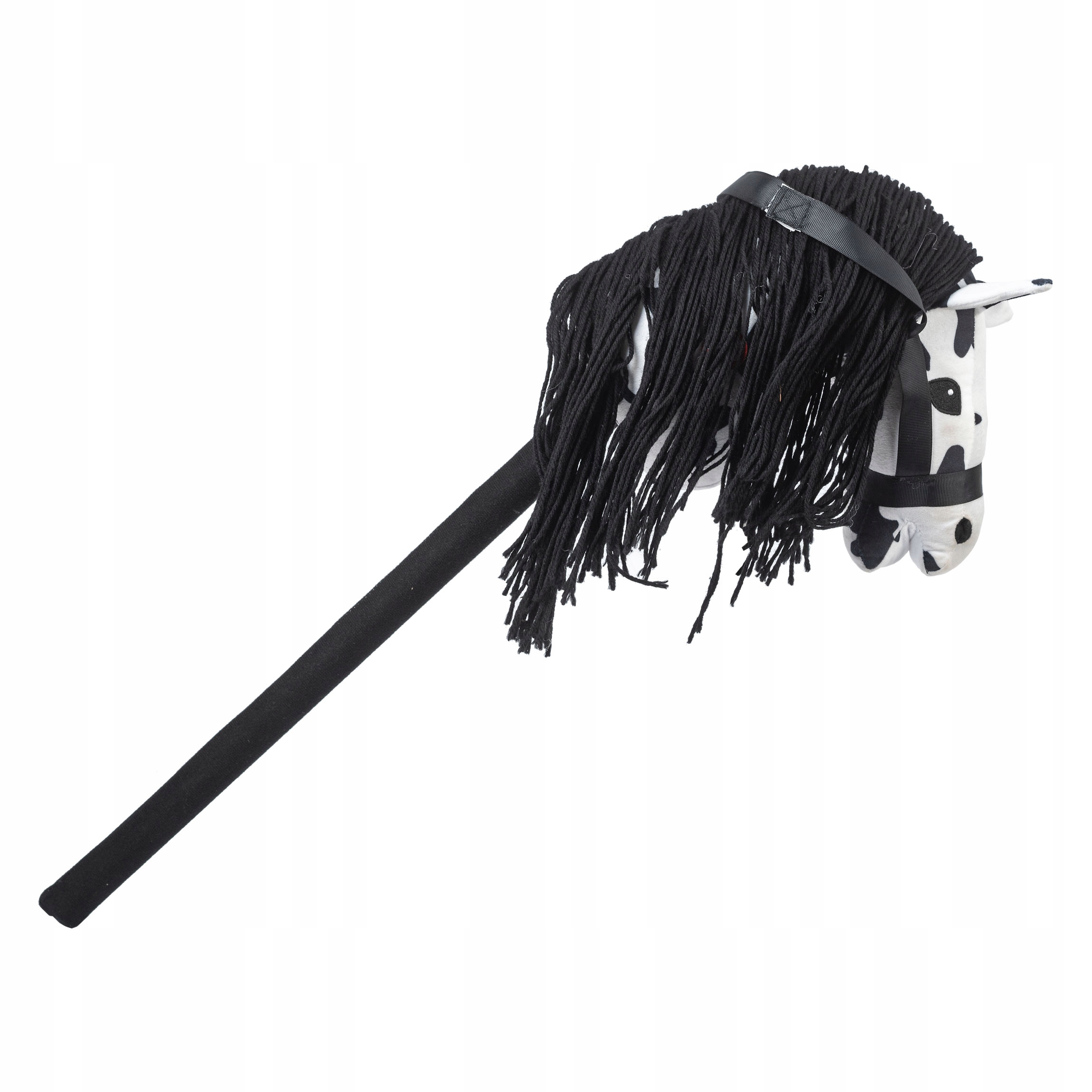 PLUSZOWA GŁOWA KONIA NA KIJU Z DŹWIĘKIEM HOBBY HORSE ZABAWKA Z GRZYWĄ Marka NORIMPEX