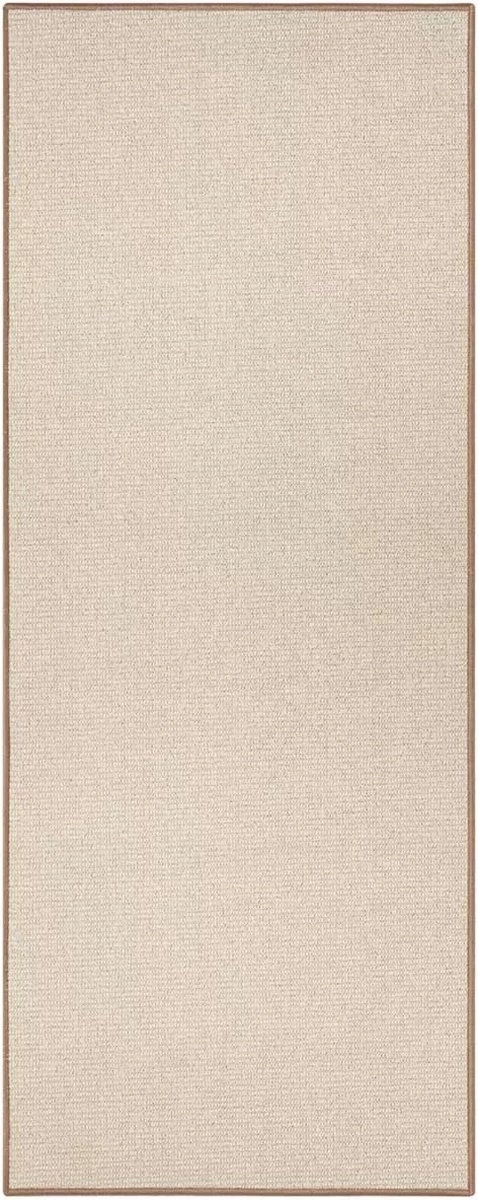 Bt Carpet Moderný behúň Bouclé béžový 67x400 cm Protišmykový