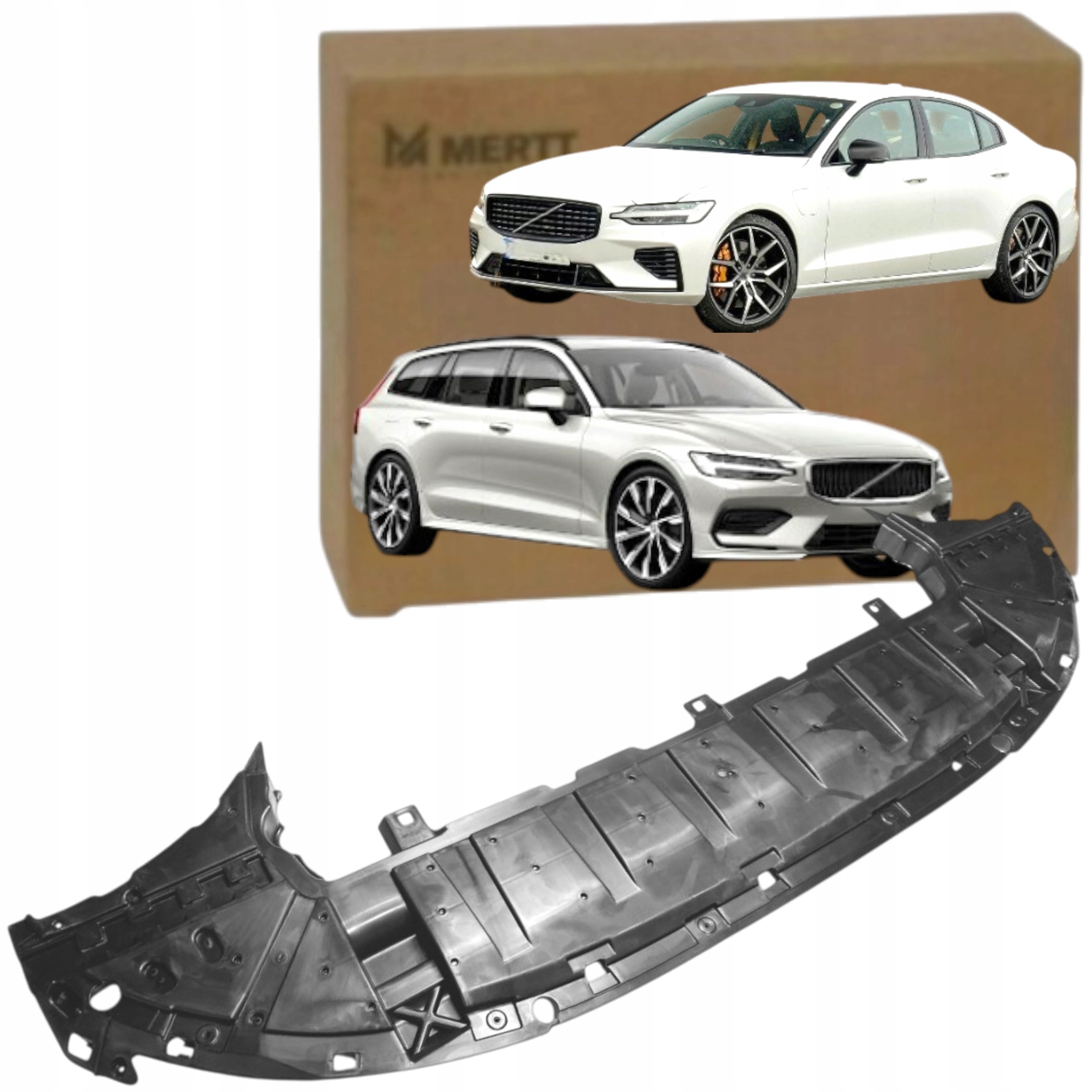 Spodní Kryt pod nárazník, podlaha předního nárazníku Volvo V60 S60 2018+