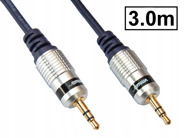 

Kabel Jack 3.5/3P Trs wtyk-wtyk Vitalco 3m
