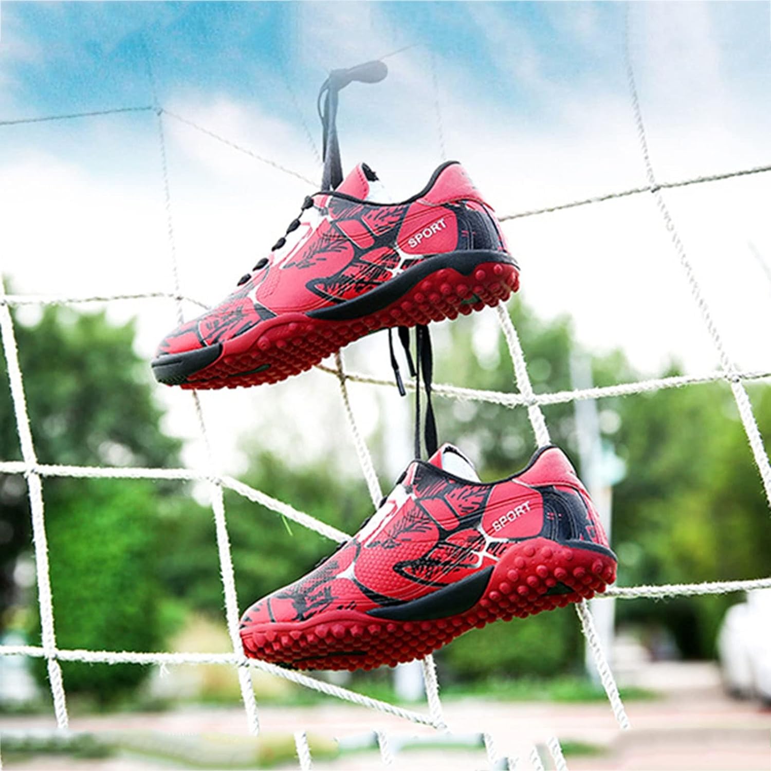 BUTY PIŁKARSKIE TURFY ORLIK DLA DZIECI CZERWONY Rozmiar 43