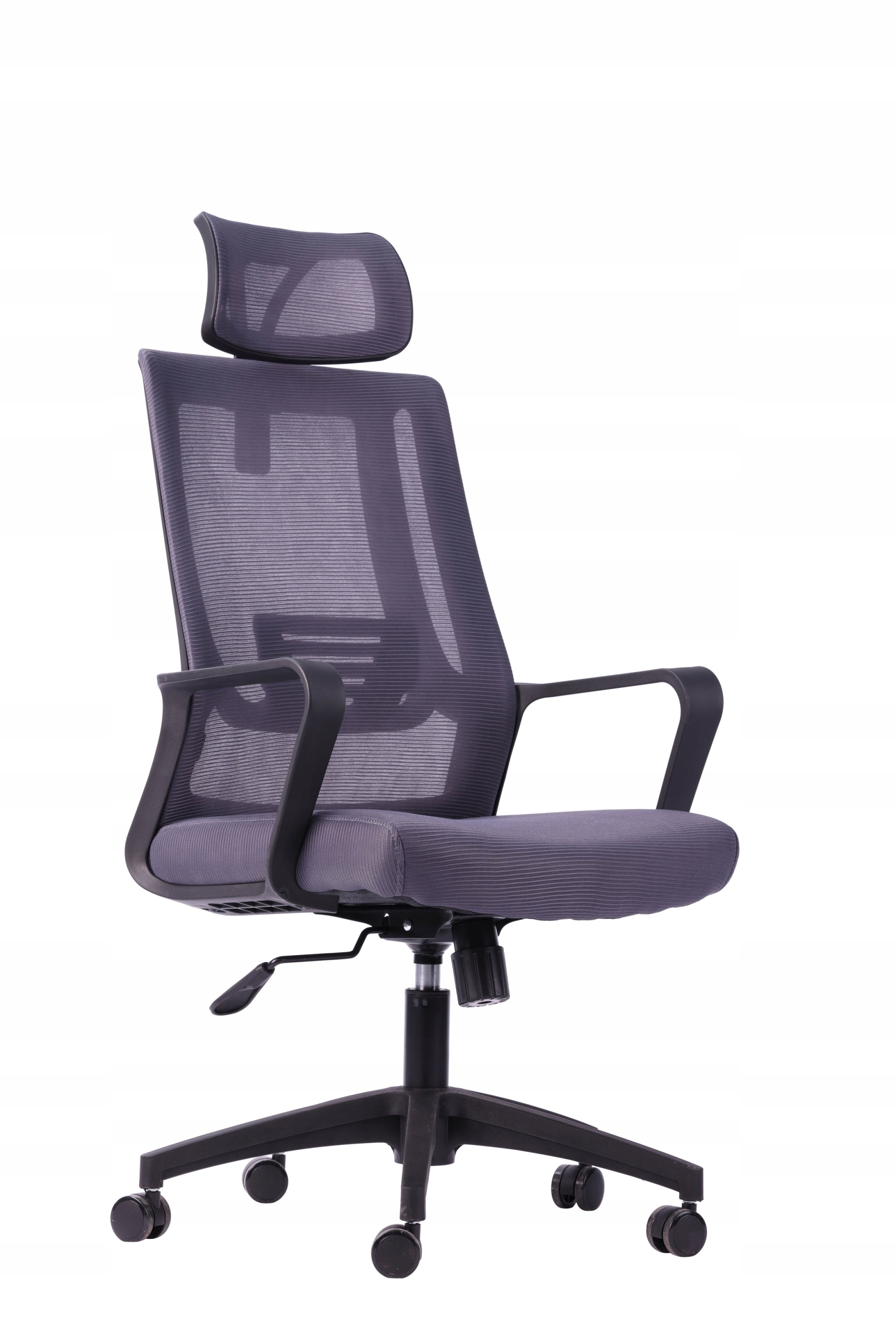 Fotel Obrotowy Biurowy Krzesło Elmo Szary