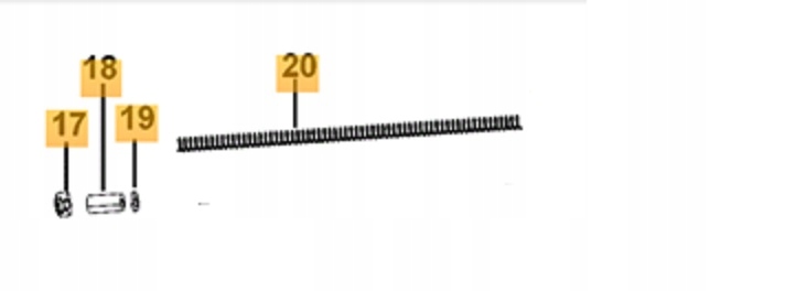 Dewalt Zestaw sprężyn do DCN690 DCN692 DCN695 Rodzaj sprężyna