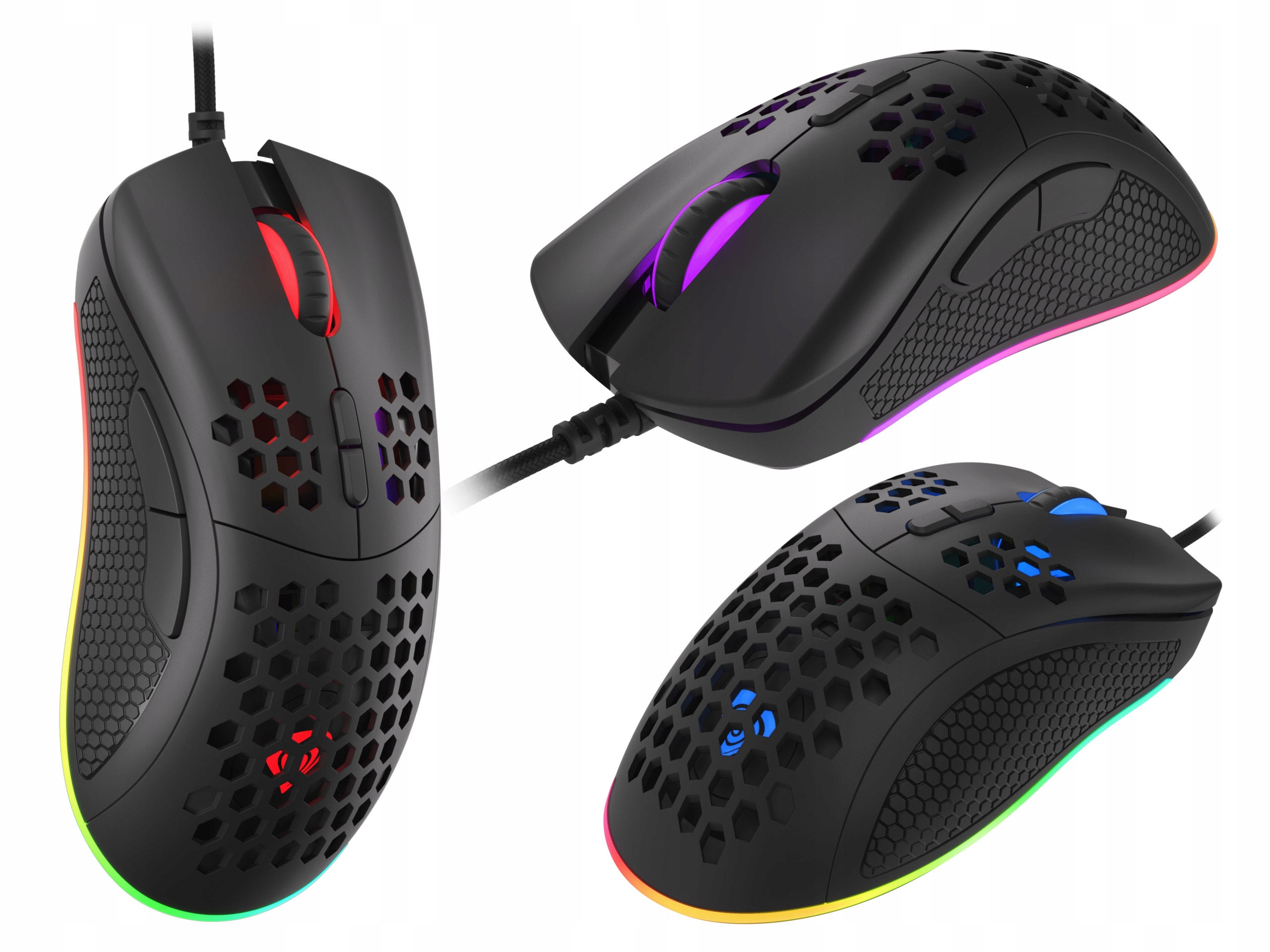 

Myszka Genesis Krypton 550 Led Rgb lekka gamingowa