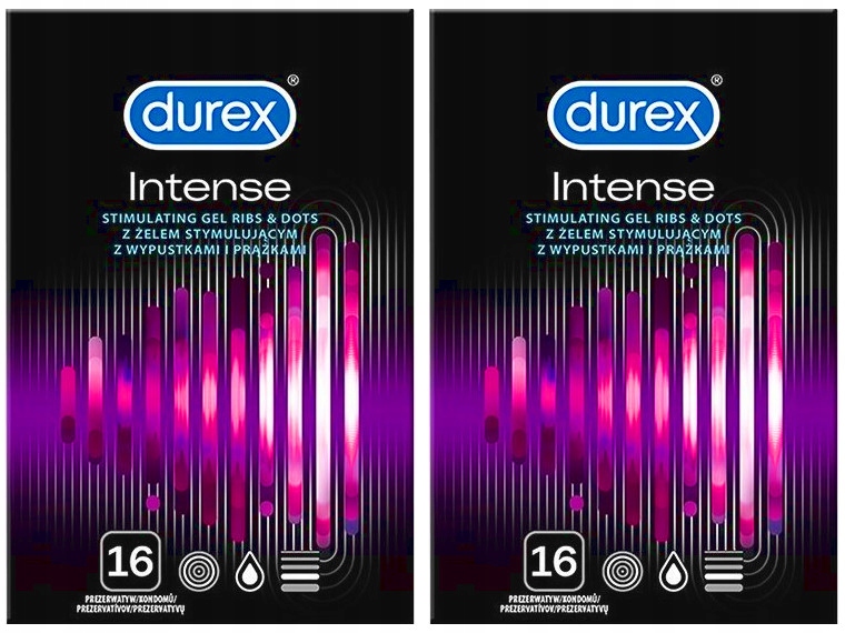 

Durex Intense Orgasmic 32 szt. Orgazm dla Kobiet