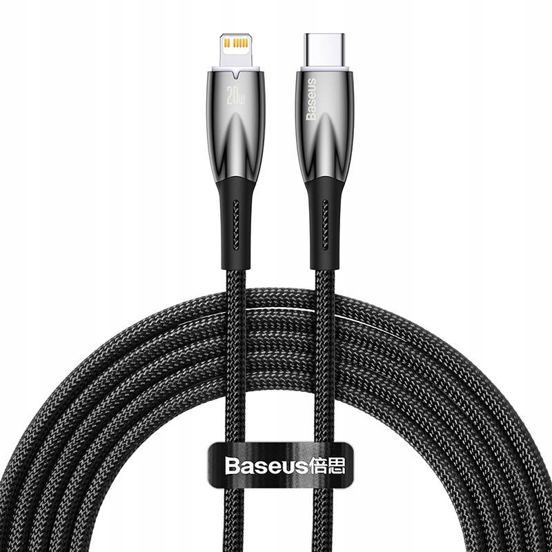 BASEUS MOCNY KABEL PRZEWÓD USB-C DO LIGHTNING IPHONE PD 20W W OPLOCIE 2M EAN (GTIN) 6932172617875