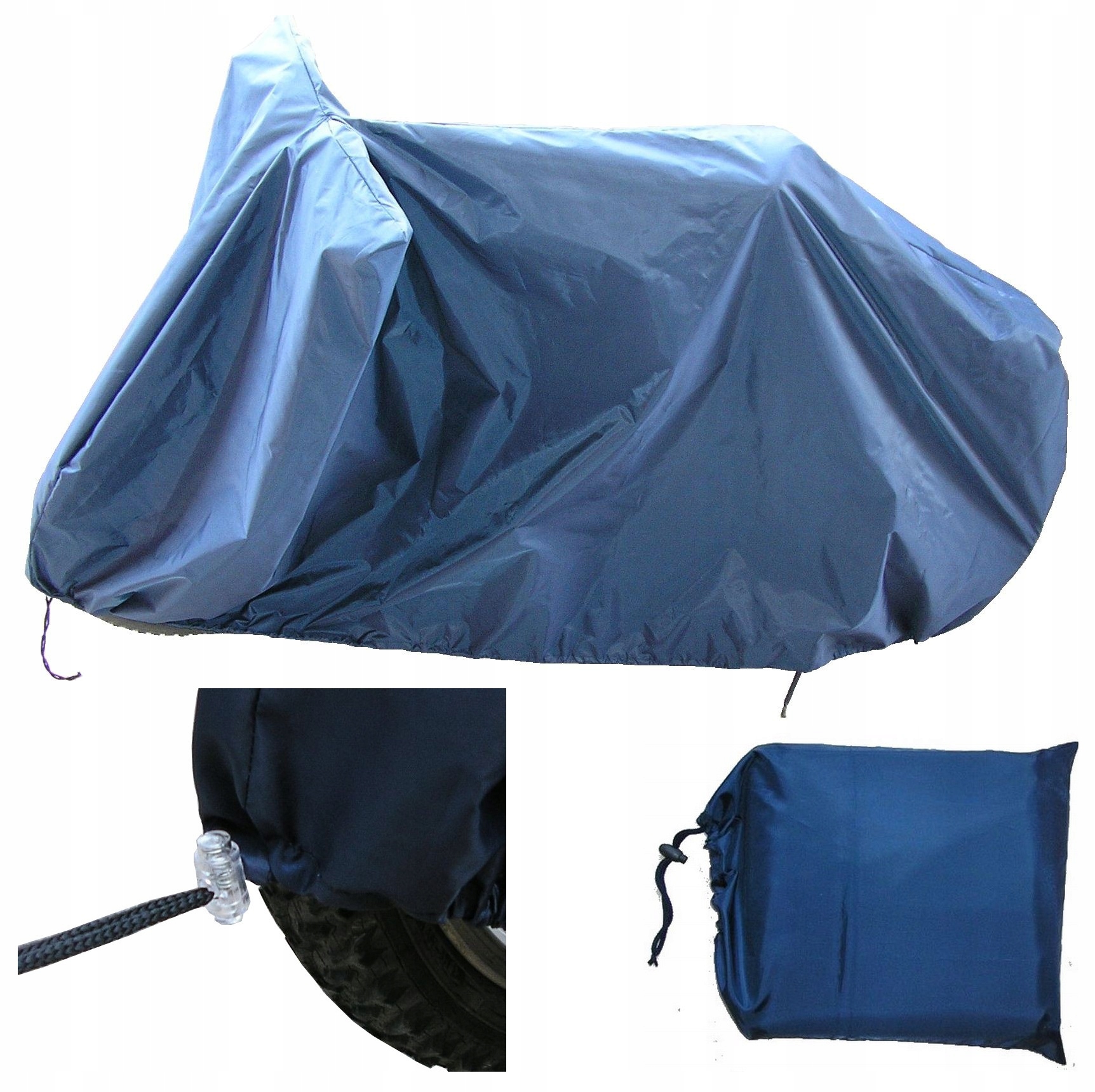 POKROWIEC PRZECIWDESZCZOWY NA ROWER LATO ZIMA WODOODPORNY POLSKI PRODUKT