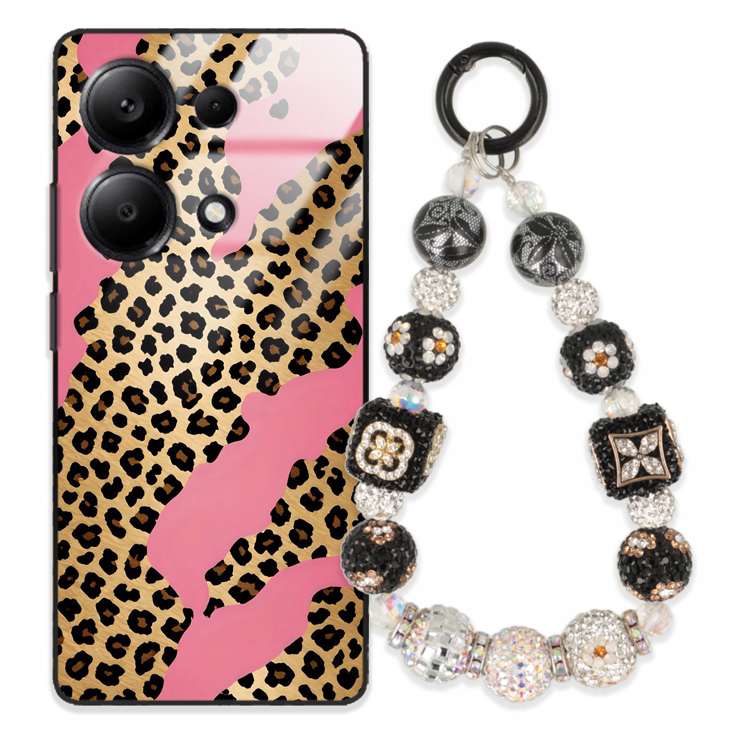 Pouzdro Pro Xiaomi Redmi Note 13 Pro Glass Přívěsek Na Klíče Stylové |case Premium Wz