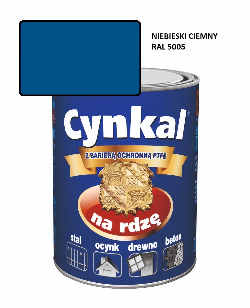 Univerzální Barva Cynkal 10L Tmavě Modrá Ral 5005