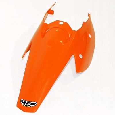 Ufo Blatník Zadný Ktm Sx '03-'06, Exc '03-'07 S Bočnými Zadnými Časťami, Farba Tmavá