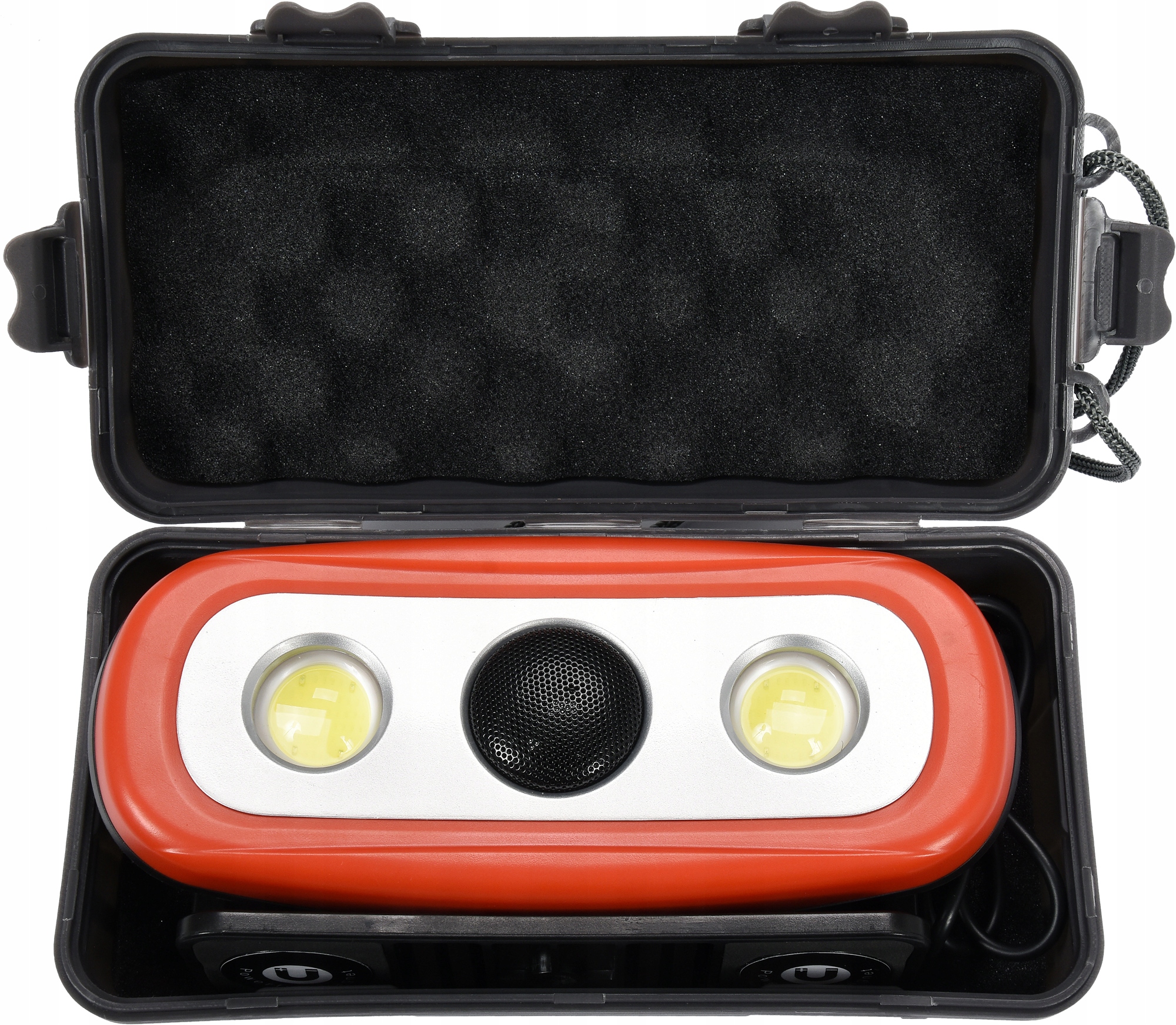 REFLEKTOR GŁOŚNIK POWERBANK 3w1 2000lm BLUETOOTH Zasięg światła 20 m