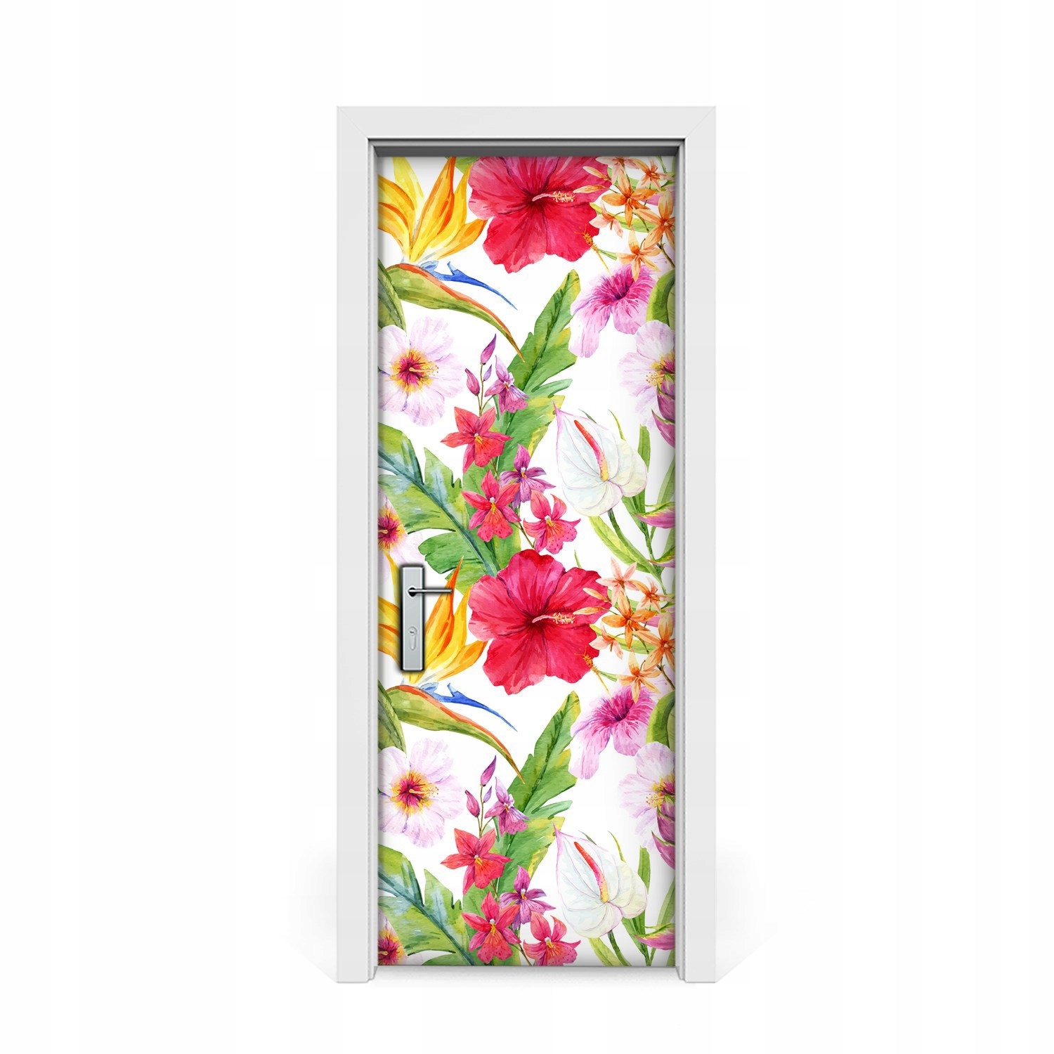 

Naklejka na drzwi Egzotyczny hibiskus 75x205