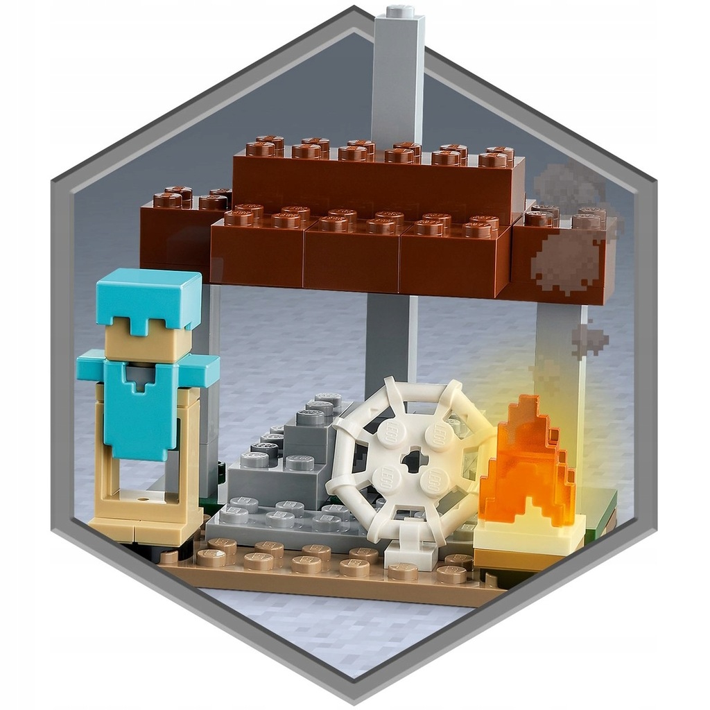 LEGO MINECRAFT 21190 OPUSZCZONA WIOSKA ZOMBIE, KLOCKI Marka LEGO