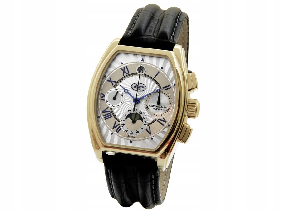 Hodinky Poljot Buran VM Tonneau Chrono Moon Phase 31679/2866536 S