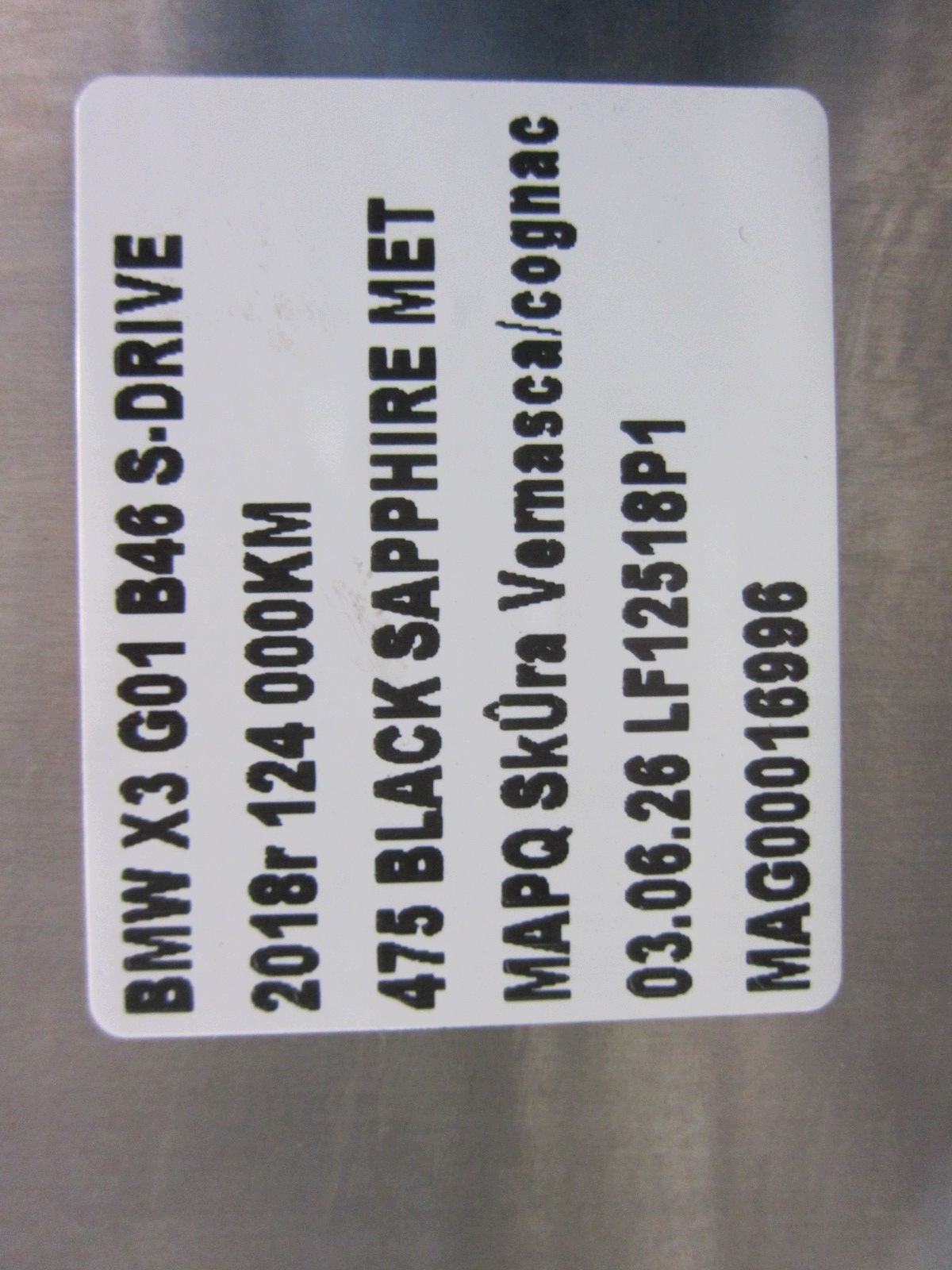 BMW X3 G01 B46 DME module control unit computer of the engine 9896978 12148744139 ##