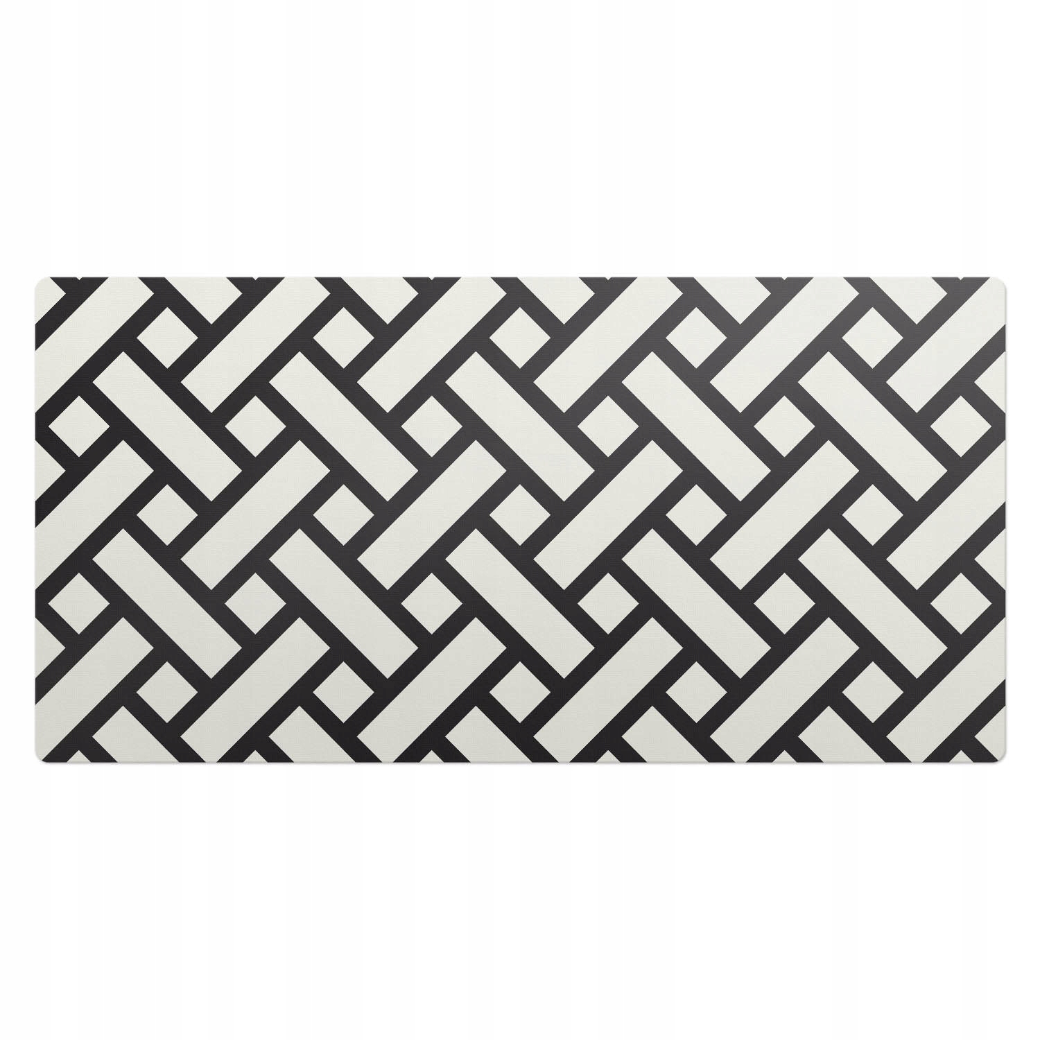 Wytrzymała mata antypoślizgowa na blat biurka Geometryczny splot 100x50 cm