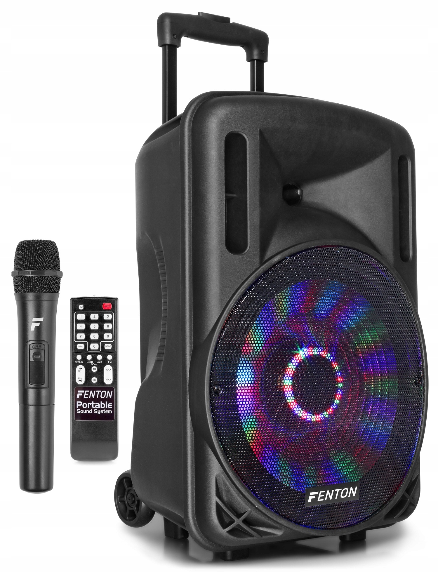 Kolumna aktywna przenośna Fenton FT12LED USB/BT Kod producenta 170.092