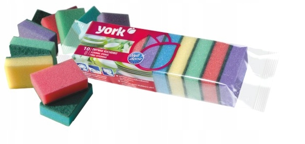 

York zmywak kuchenny Gąbka Kostka 10 szt