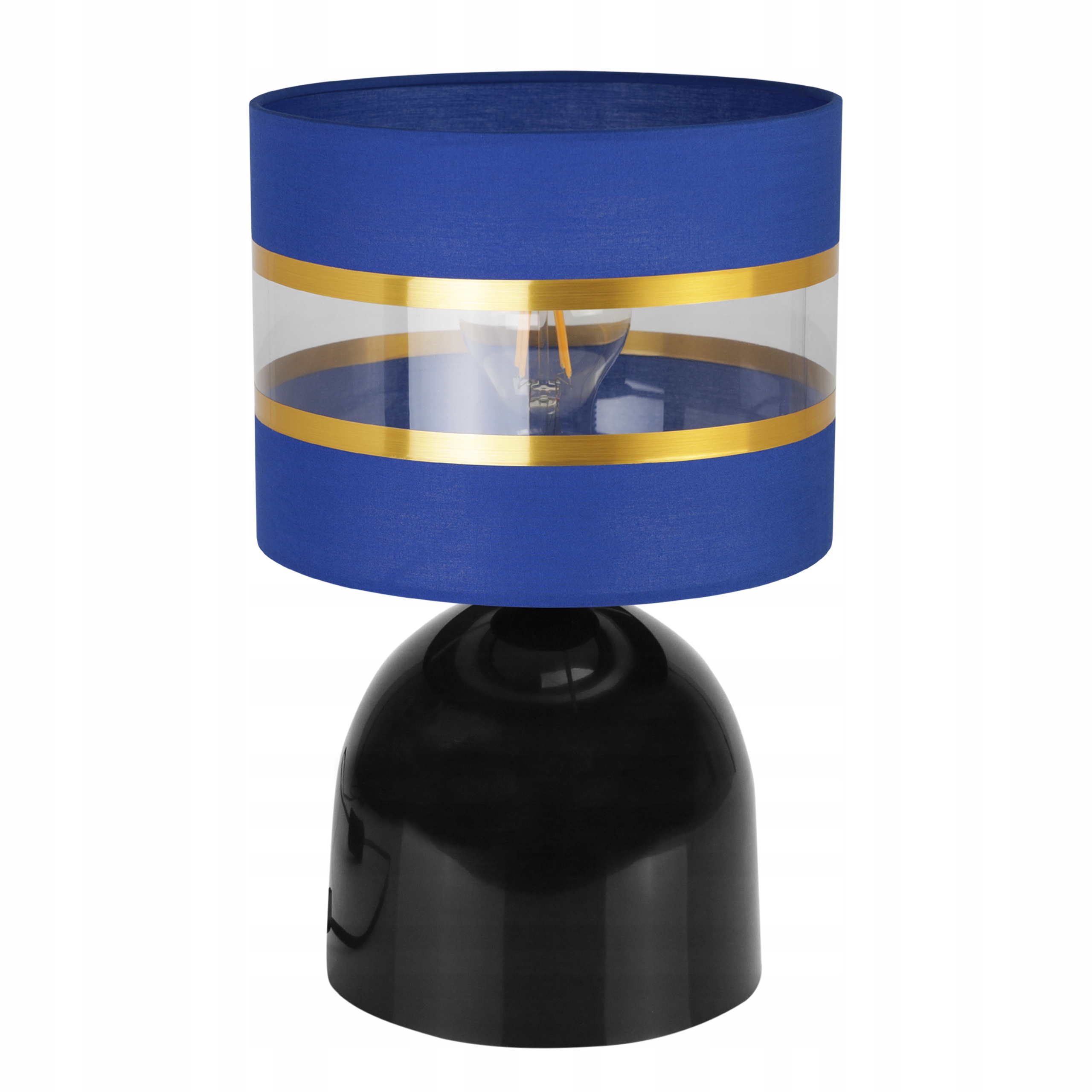 Stolní Lampa noční Stínidlo Elegantní Zlatá 20 CM