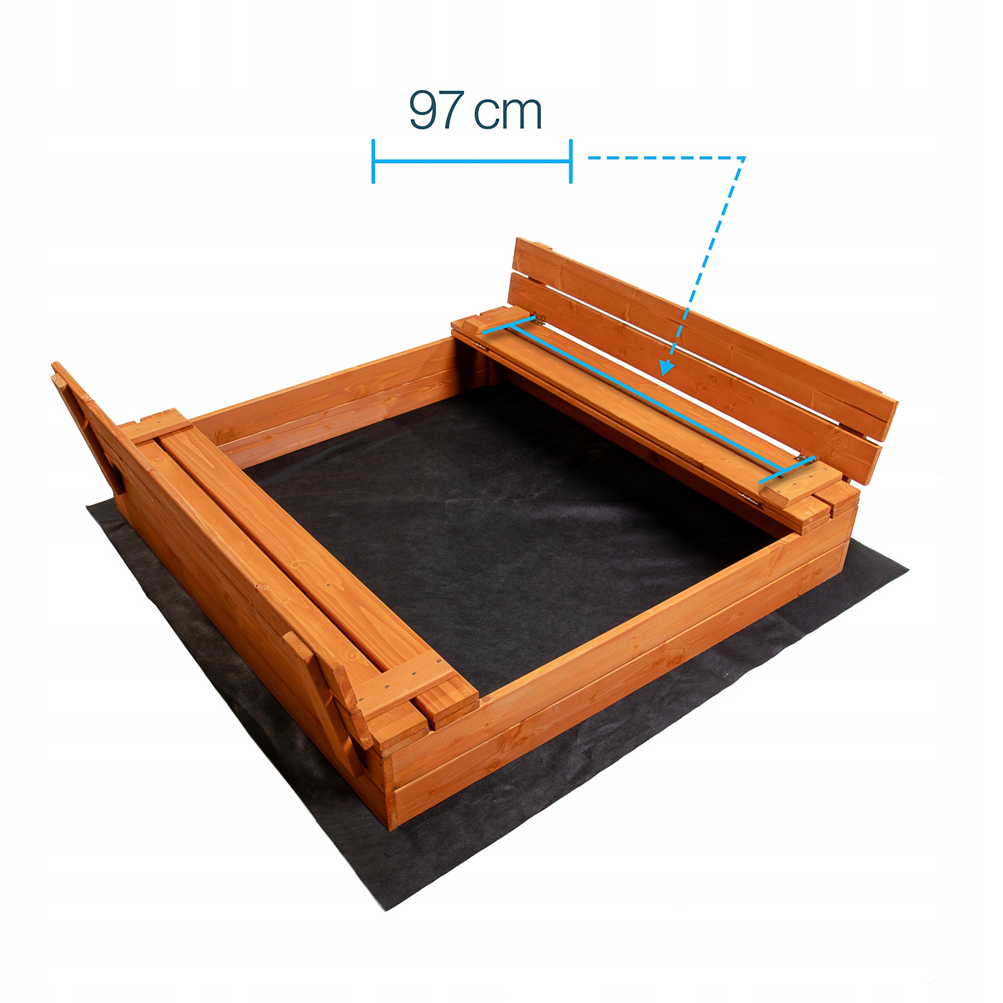 PIASKOWNICA DREWNIANA IMPREGNOWANA ZAMYKANA 120 OTWORY INSTRUKCJA VIDEO 3D Bohater brak