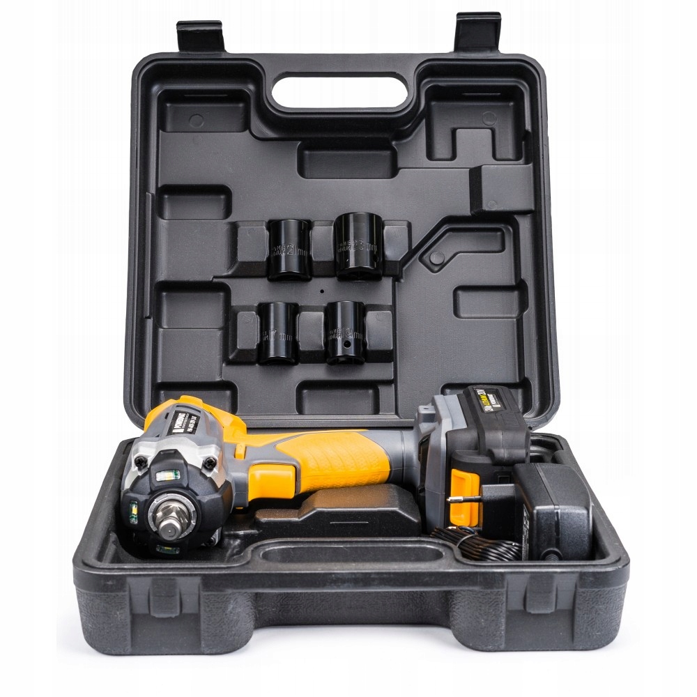 Klucz UDAROWY AKUMULATOROWY 20V nasadki + ADAPTERY Marka Powermat