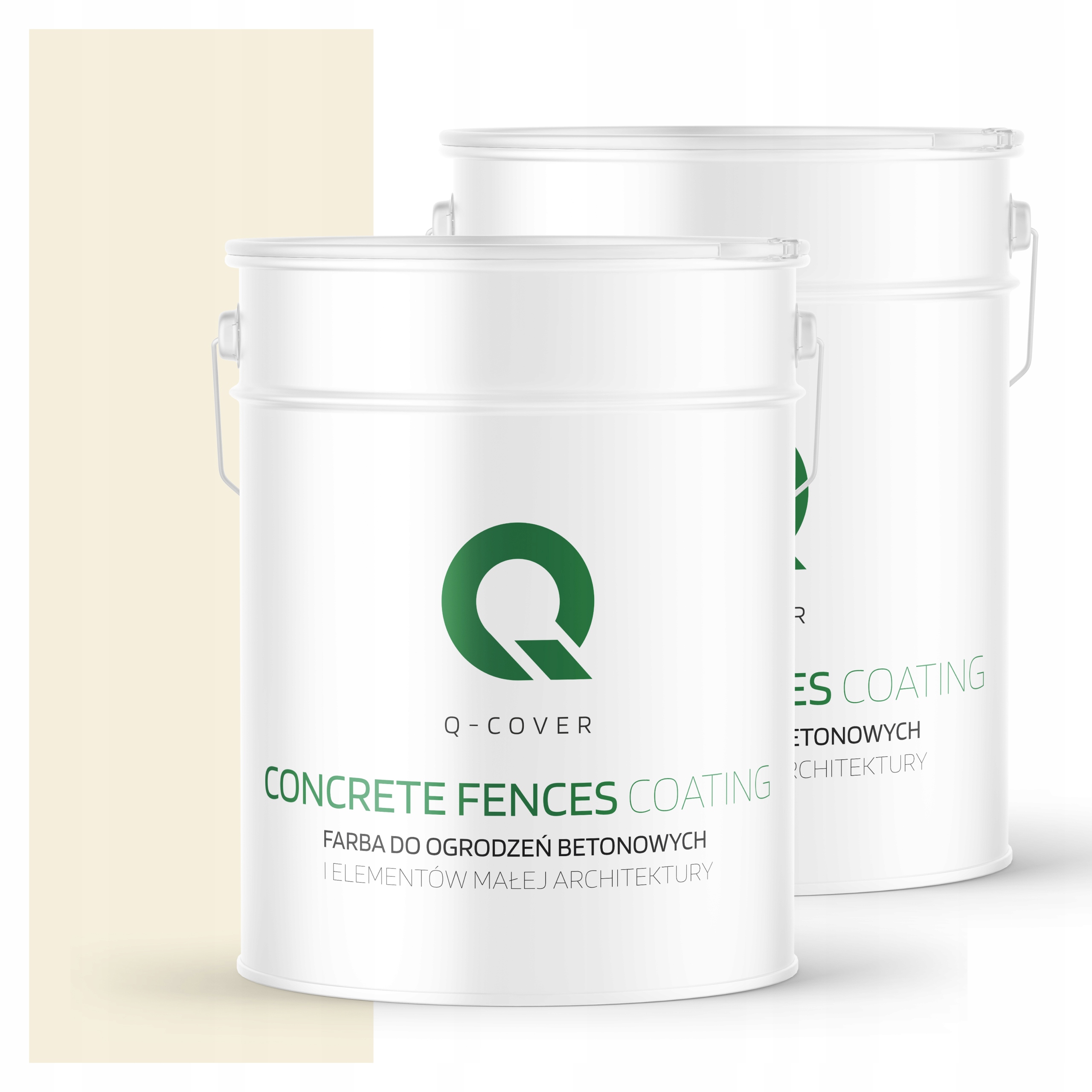 Farba Na Maľovanie Plotov Betónových Kvetináčov Biela Zlomená V Béžovej 10L