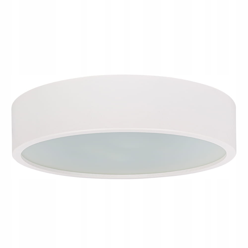 

Katia 375 biały okrągły plafon drewniany 2x E27