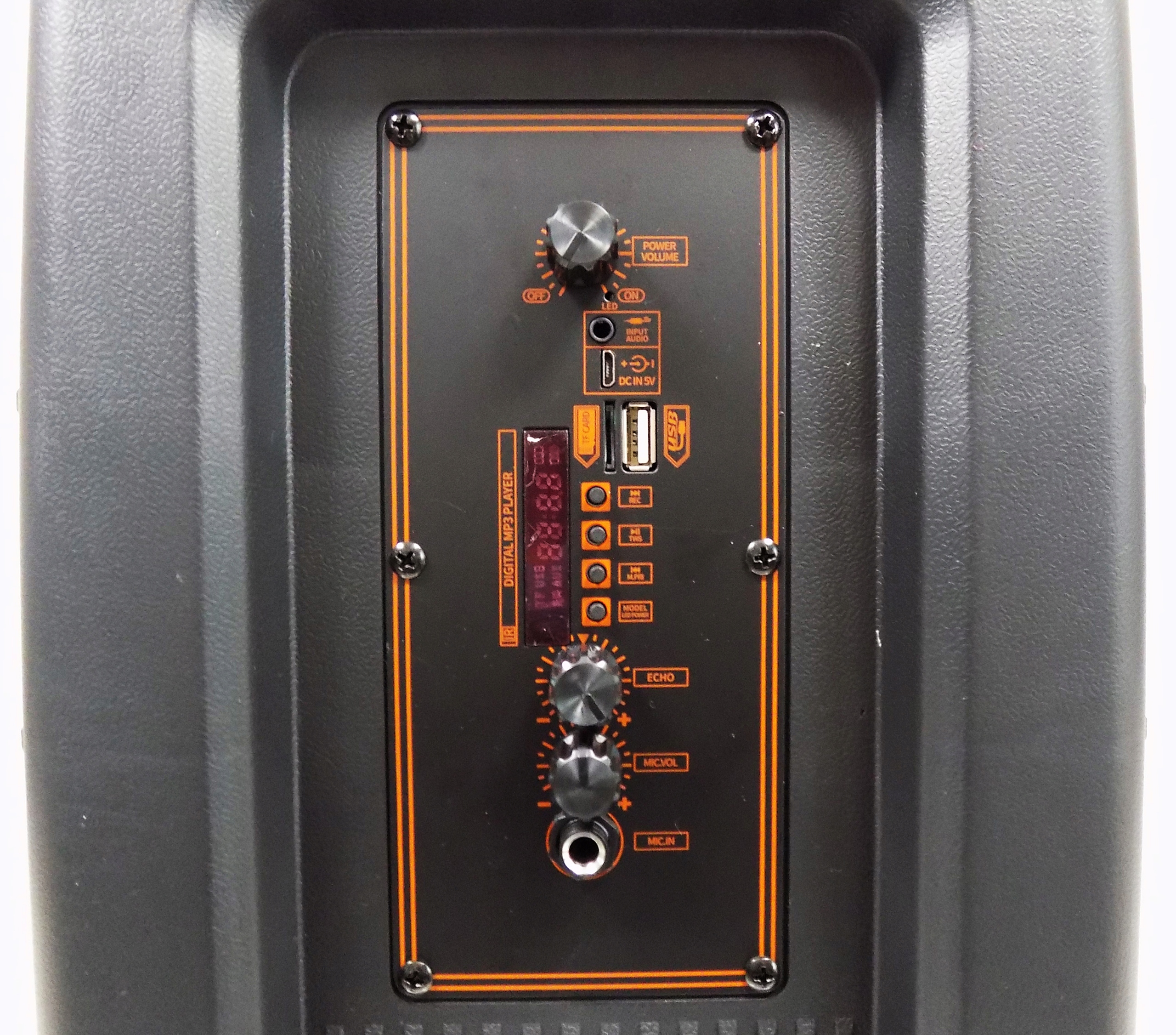 PRZENOŚNY GŁOŚNIK BLUETOOTH USB KOLUMNA KARAOKE 2 MIKROFONY BEZPRZEWODOWE System dźwięku inny