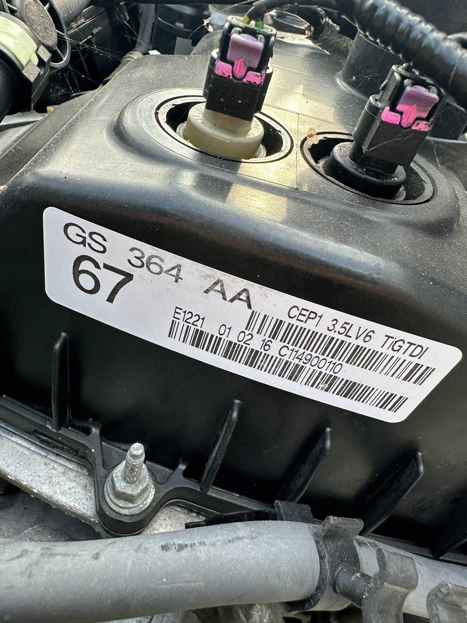 Ford F150 15+ engine 3.5 ecoboost GS-364-AA