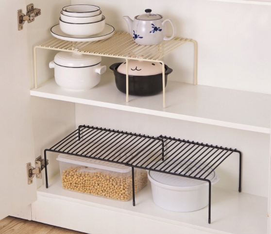 PÓŁKA METALOWA ROZSUWANA BIAŁA STOJAK DO SZAFKI KUCHENNEJ Marka Perfectlife