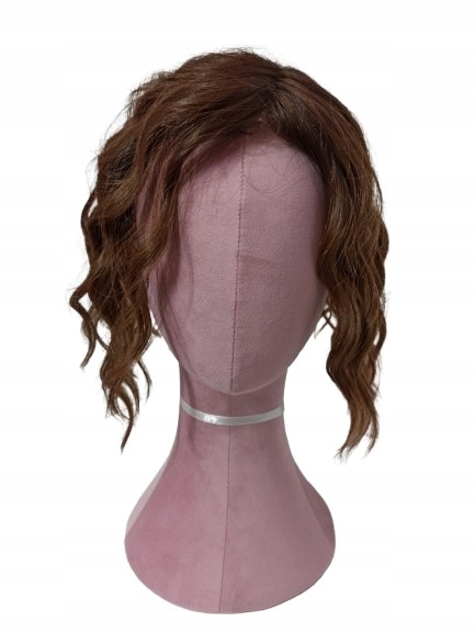 Topper, tupet, připínáček Vittoria mono part lace by Nessaja mocca/chokolate