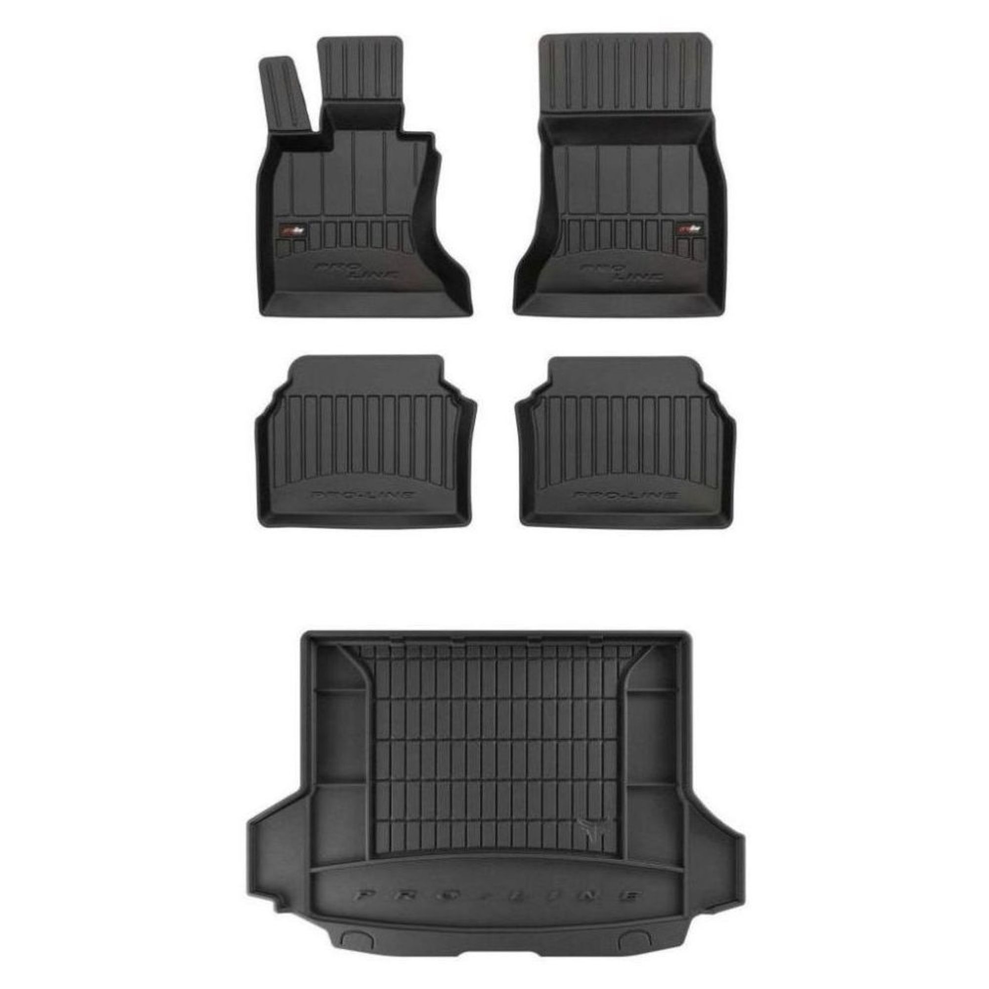 Gumová sada 3D koberčekov a rohoží Bmw radu 5 Gran Turismo F07 2009-2017 Lif