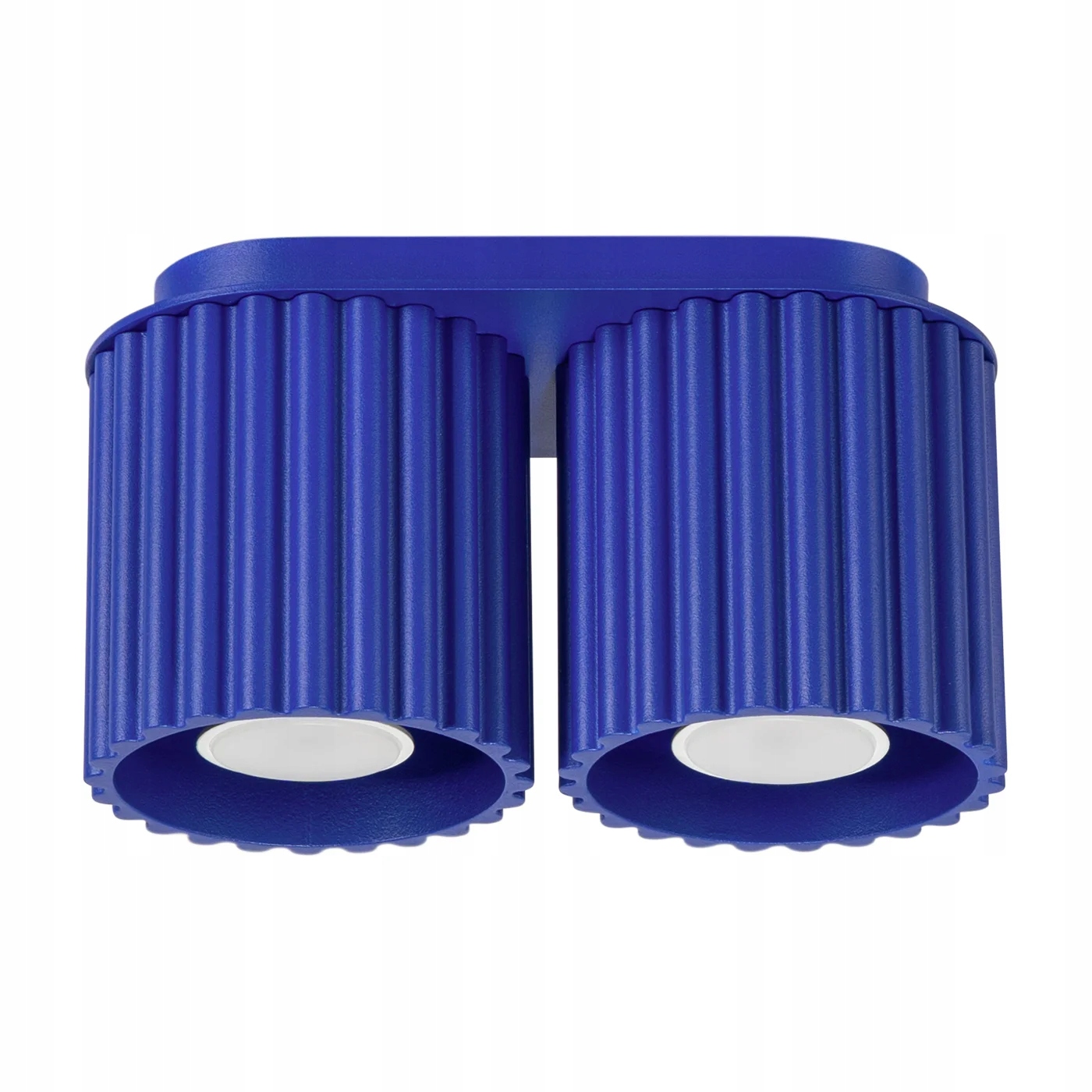 Ultramarínová stropná lampa Aura oválna 21 cm 2x10W GU10 Sollux Lighting