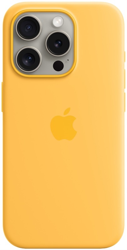 Silikonové pouzdro na iPhone 15 Pro Sluneční Kryt Silicone Case Sunshine