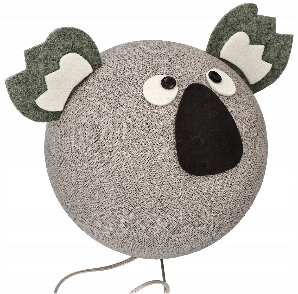 Ręcznie robiona Lampka nocna Do pokoju Koala Cotton Balls Włoska lampa