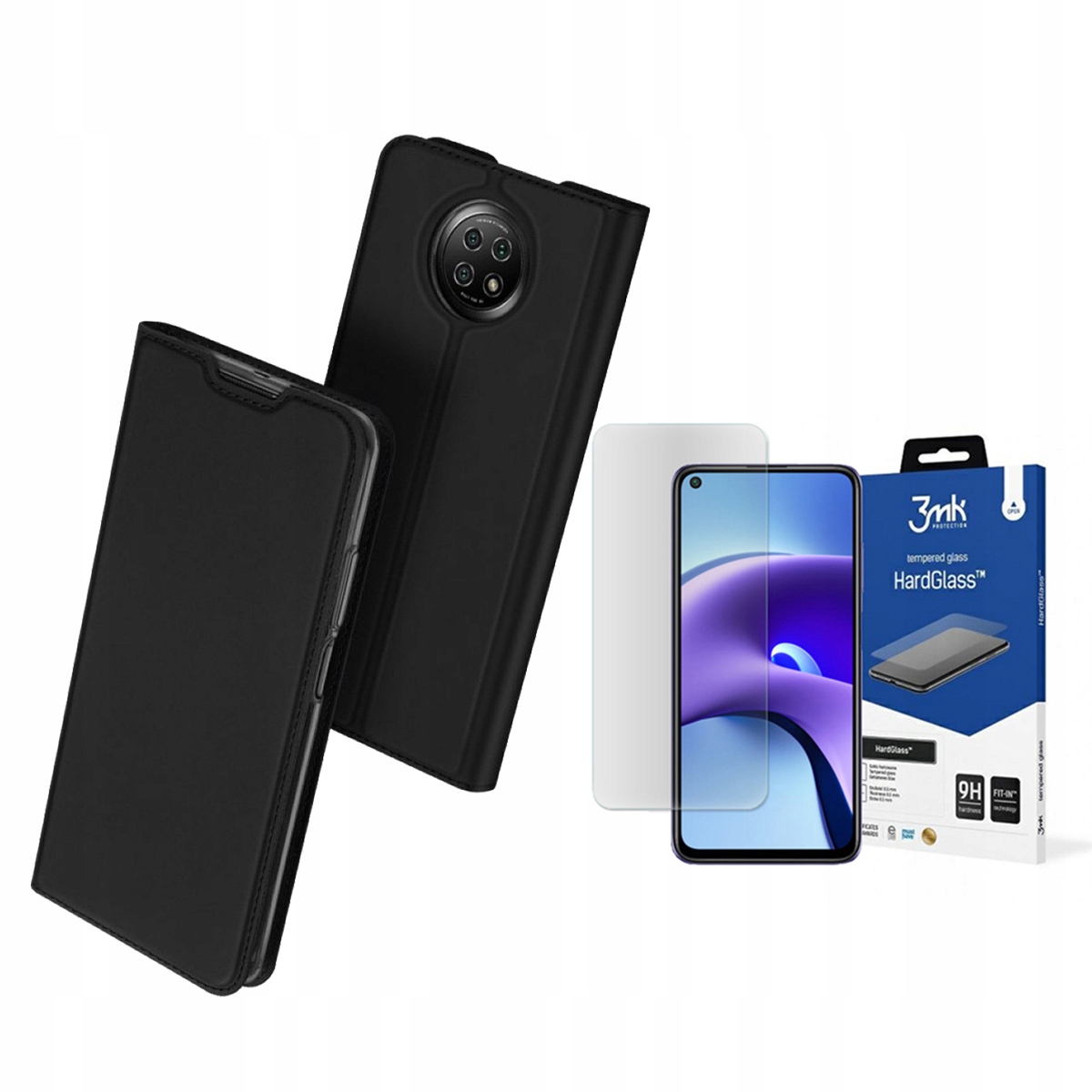 

Duxducis Etui Do Redmi Note 9T 5G + Szkło 3MK Hg