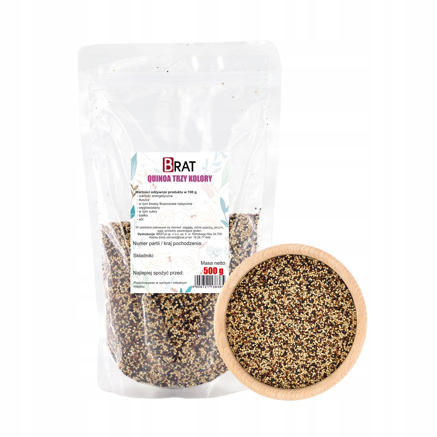 4X Brat Quinoa tři barvy 500 g