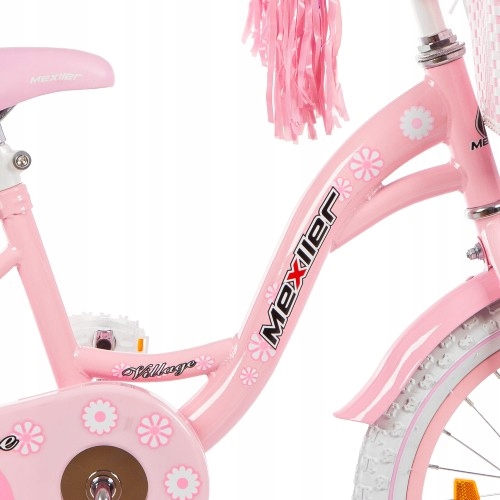 Дитячий велосипед Mexller Village 16 дюймів Рожевий Велосипед для дівчинки