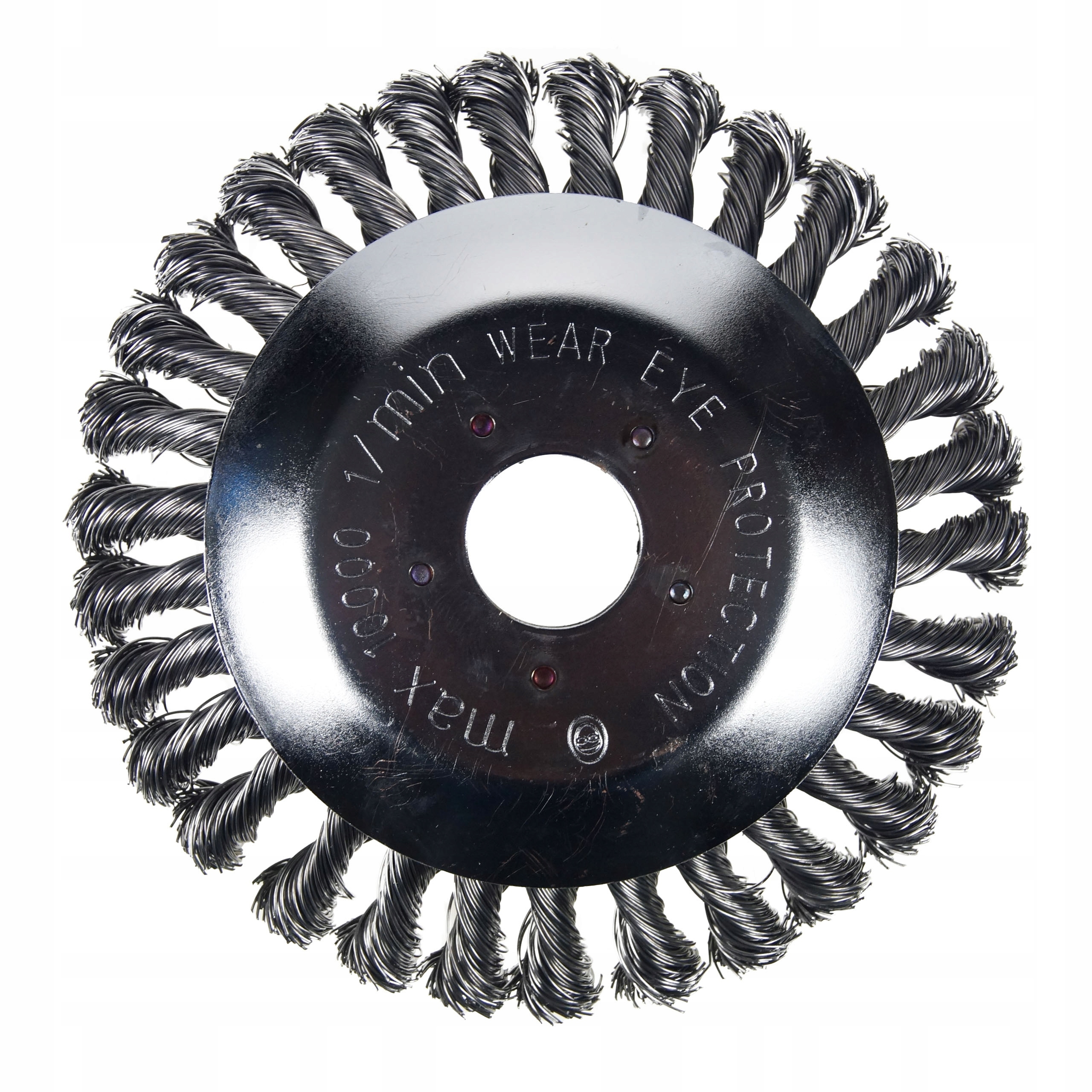 DRUCIAK TARCZA SZCZOTKA DRUCIANA DO KOSY SPALINOWEJ CHWASTY DO KOSTKI BLACK Marka Black