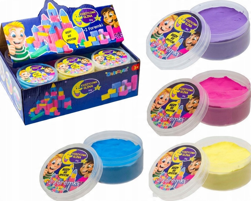 

Magiczna Glina Księżycowa Do Tworzenia Zamków Box