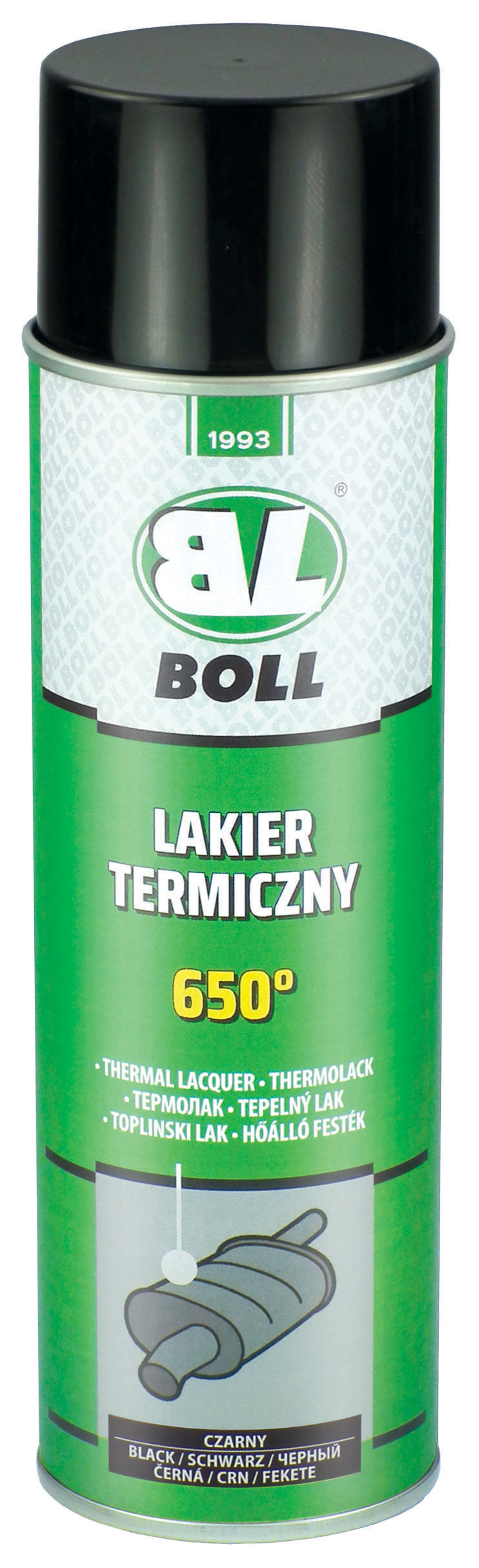 

Boll Lakier Termiczny 650°C Czarny 500 ml
