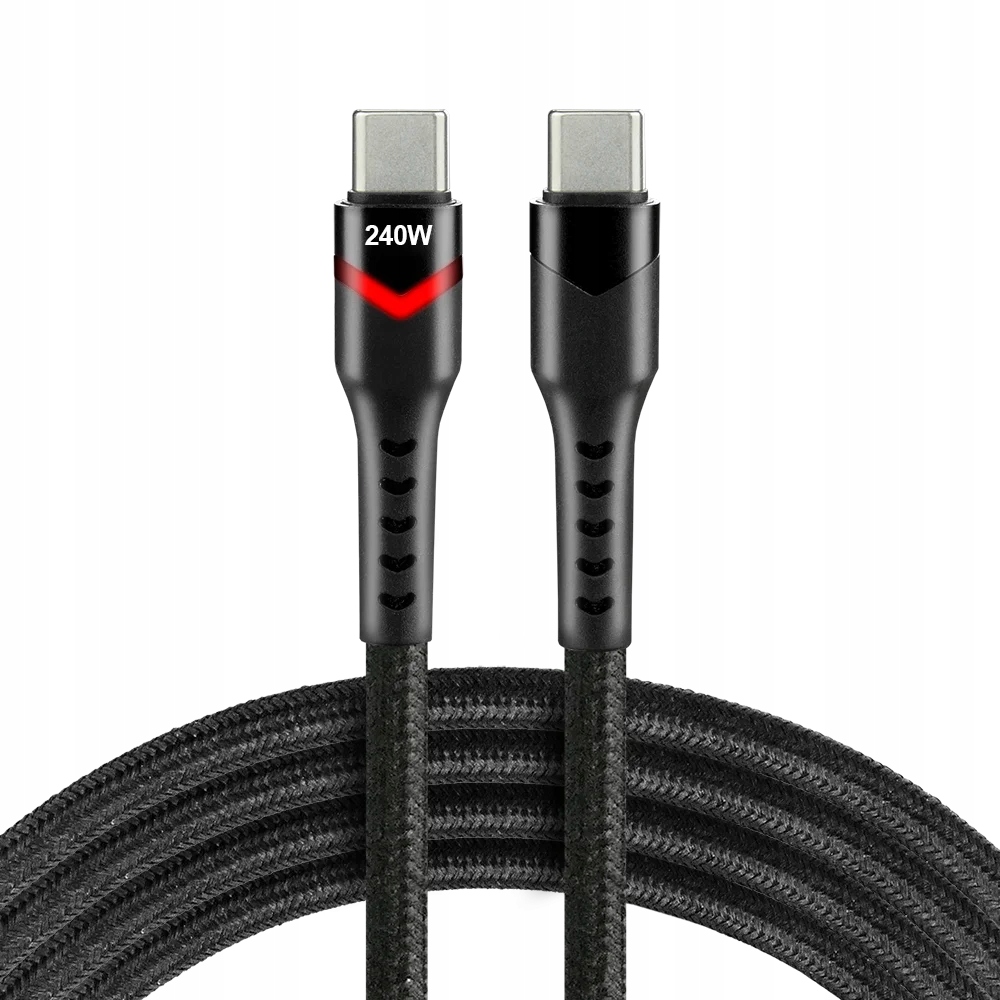 Kabel Everactive USB typ C - USB typ C 2 m czarny