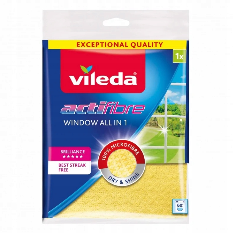 

Vileda ściereczka Actifibre okienna do szyb luster